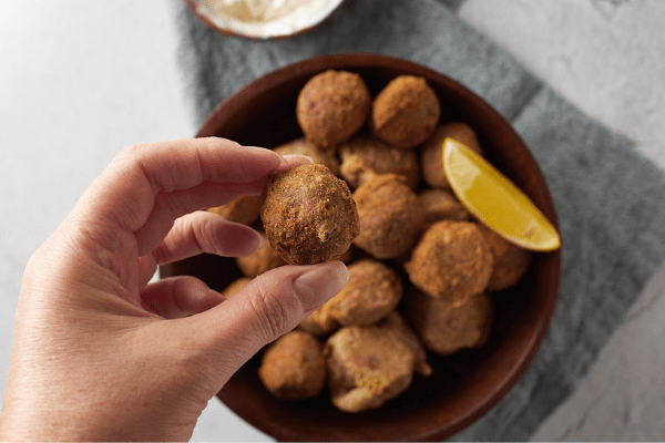 JACKFRUIT POPCORN BITES